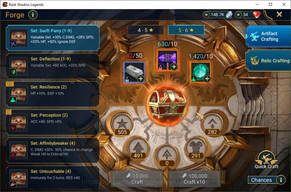 Raid: Shadow Legends Accounts Lv43 1,2M Power|1 Mythic(Galathir)|23 Legend(Ninja image 8