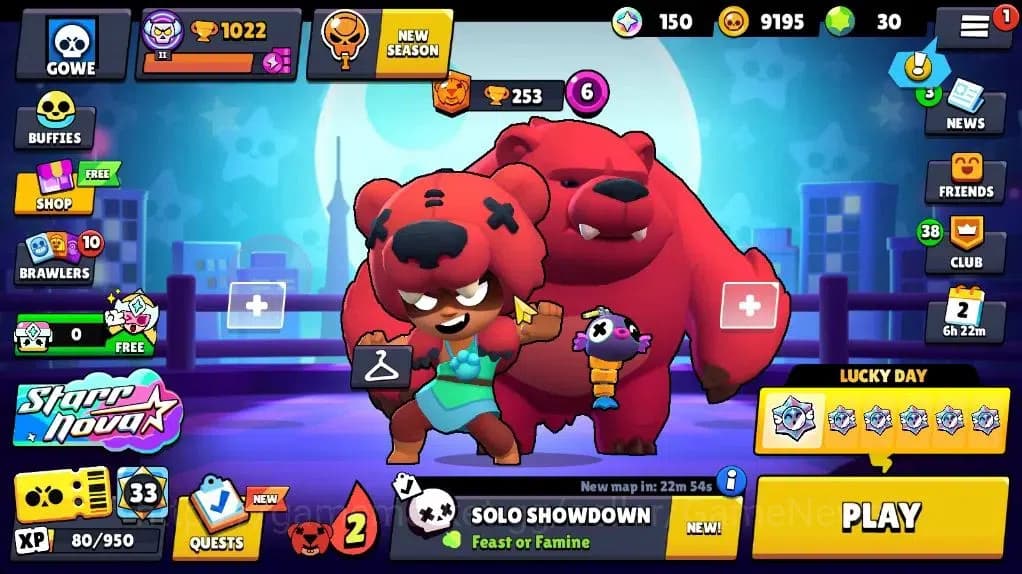 Brawl Stars Accounts 1022 Trophy|15 Brawler 1 Max Lvl (Shelly) |7 Spray image 1