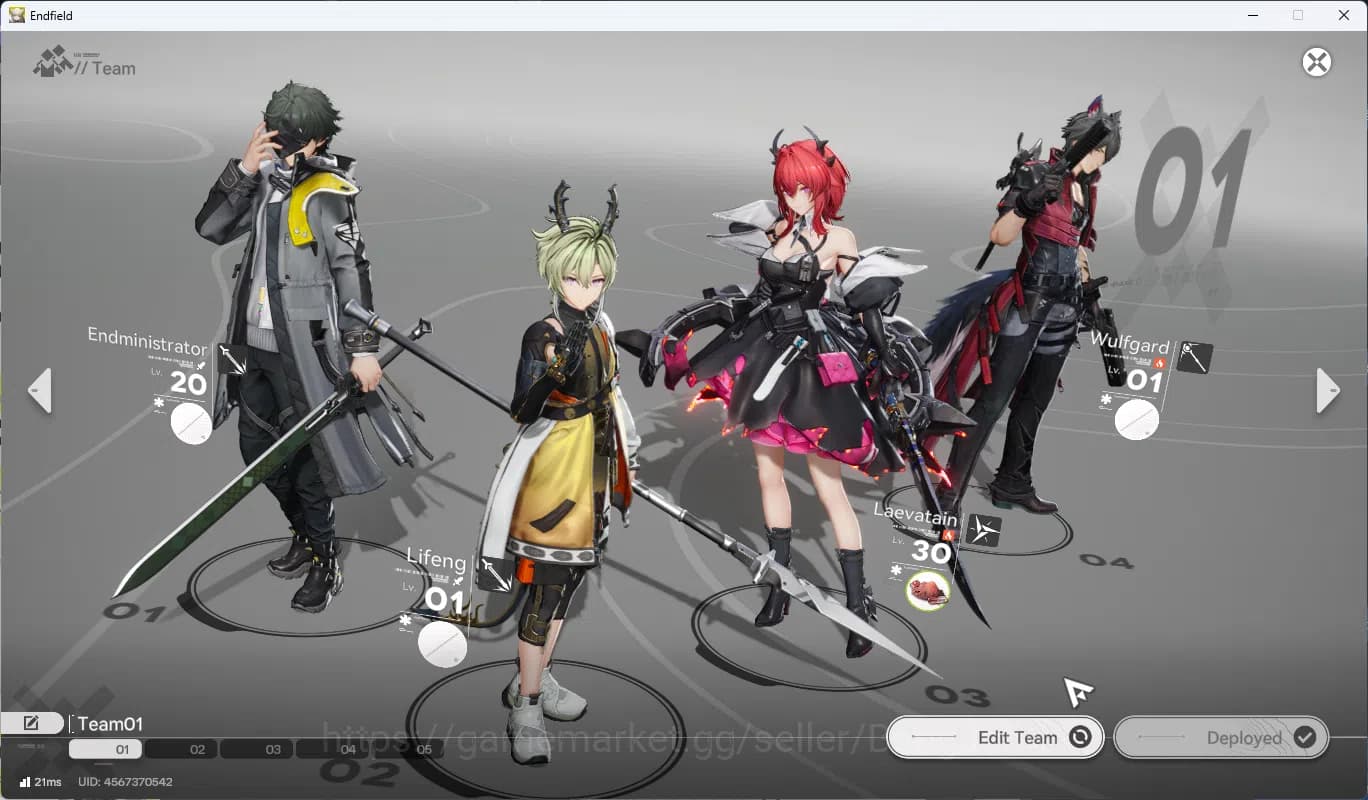 Arknights: Endfield Accounts ASIA | LVL 15 | Day 2 Sign-in 6-Star Laevatain | image 5