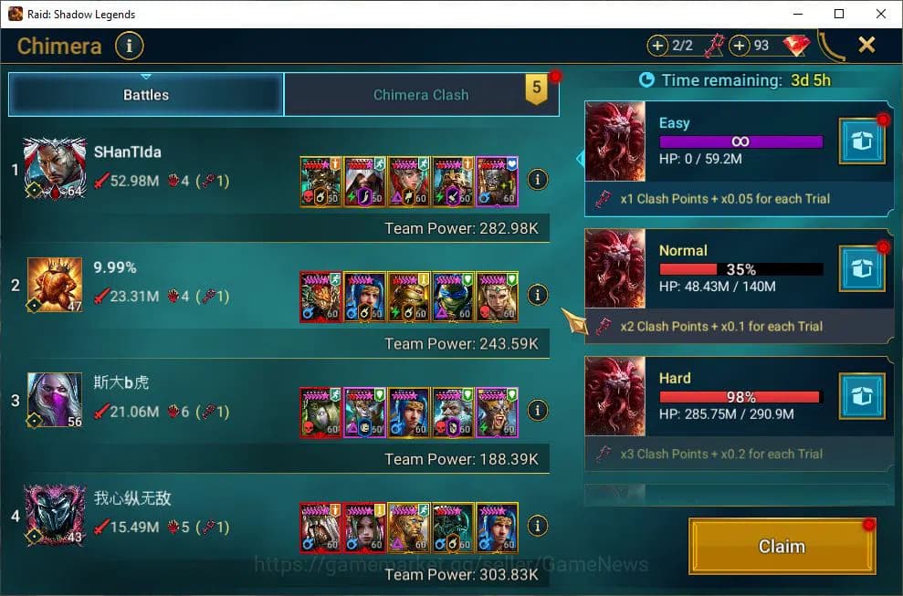 Raid: Shadow Legends Accounts Lv42 1,2M Power|1 Mythic(Siegfrund)|22 Legend(Ninj image 2