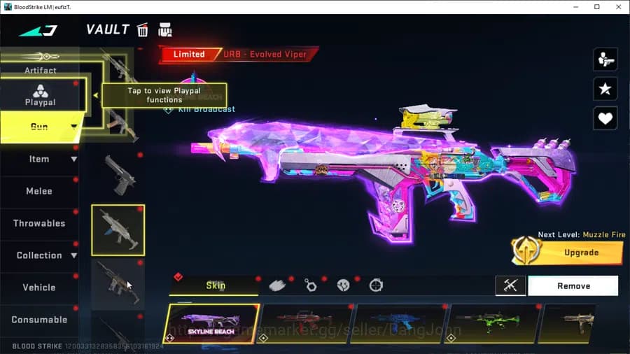 Blood Strike Accounts ASIA|7 Eternal weapon,1 Eternal striker|Eternal MP image 7