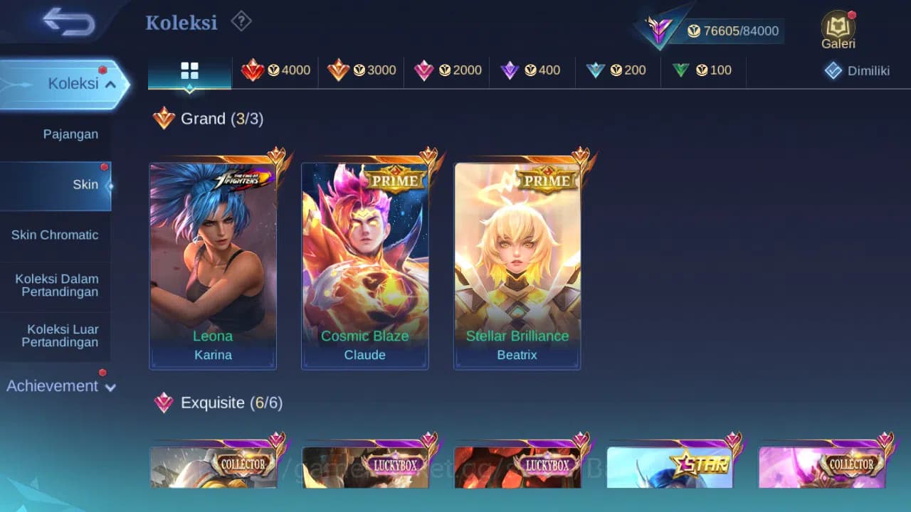 Mobile Legends: Bang Bang Accounts GLOBAL Hero 132 Skin 280 | Prime Claude Beatrix | image 1