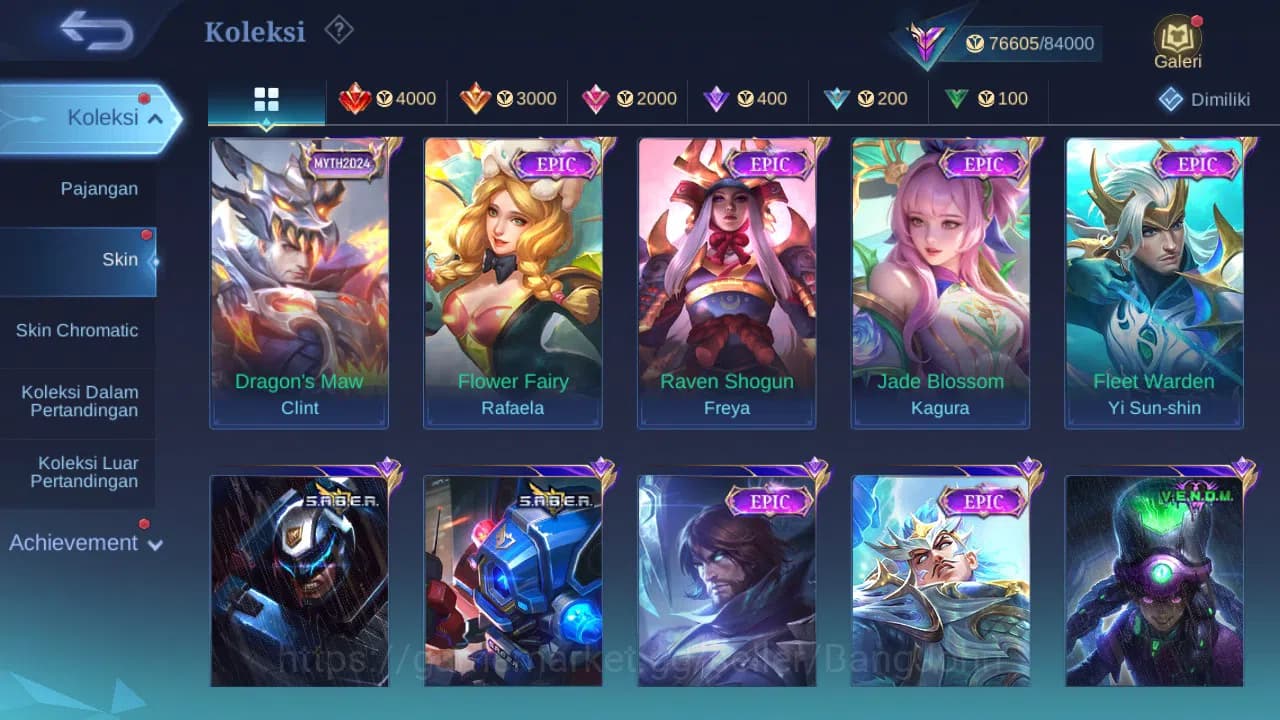 Mobile Legends: Bang Bang Accounts GLOBAL Hero 132 Skin 280 | Prime Claude Beatrix | image 4
