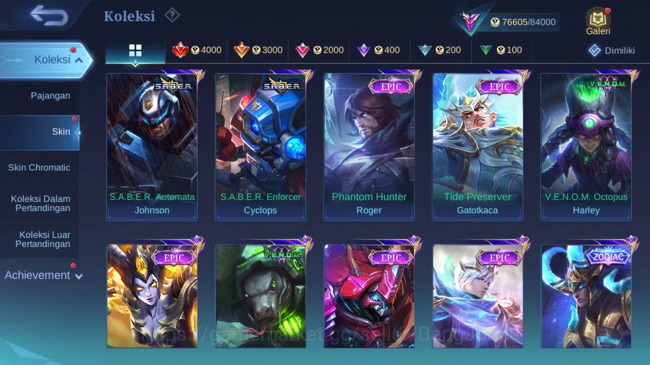 Mobile Legends: Bang Bang Accounts GLOBAL Hero 132 Skin 280 | Prime Claude Beatrix | image 5