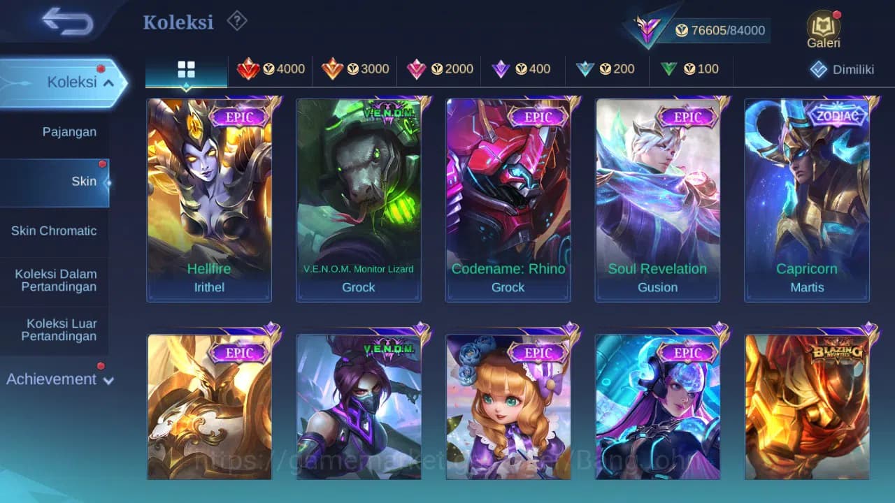 Mobile Legends: Bang Bang Accounts GLOBAL Hero 132 Skin 280 | Prime Claude Beatrix | image 6