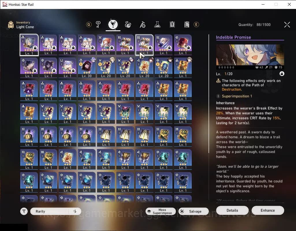 Honkai Star Rail Accounts ASIA|TL 21|2 Golden Comp|3 Limited| SW 999, Sparkl image 8