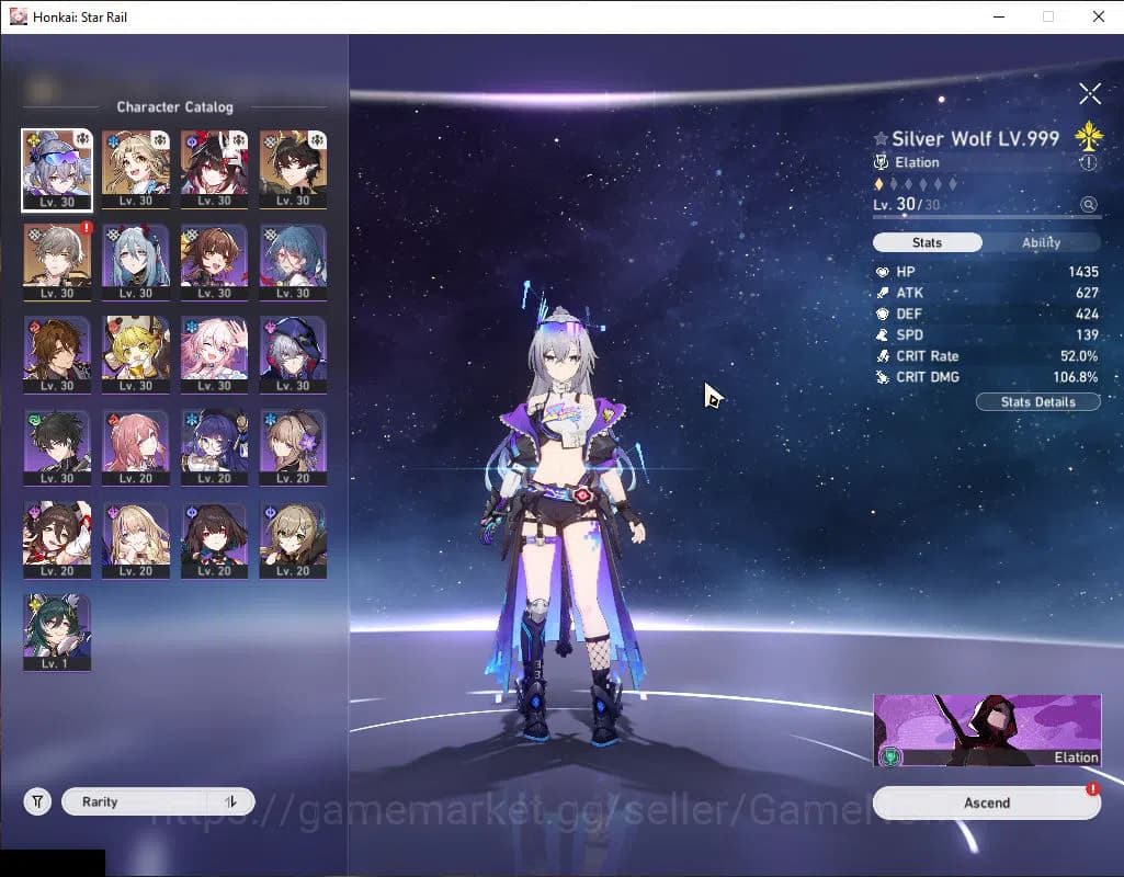 Honkai Star Rail Accounts ASIA|TL 21|2 Golden Comp|3 Limited| SW 999, Sparkl image 9