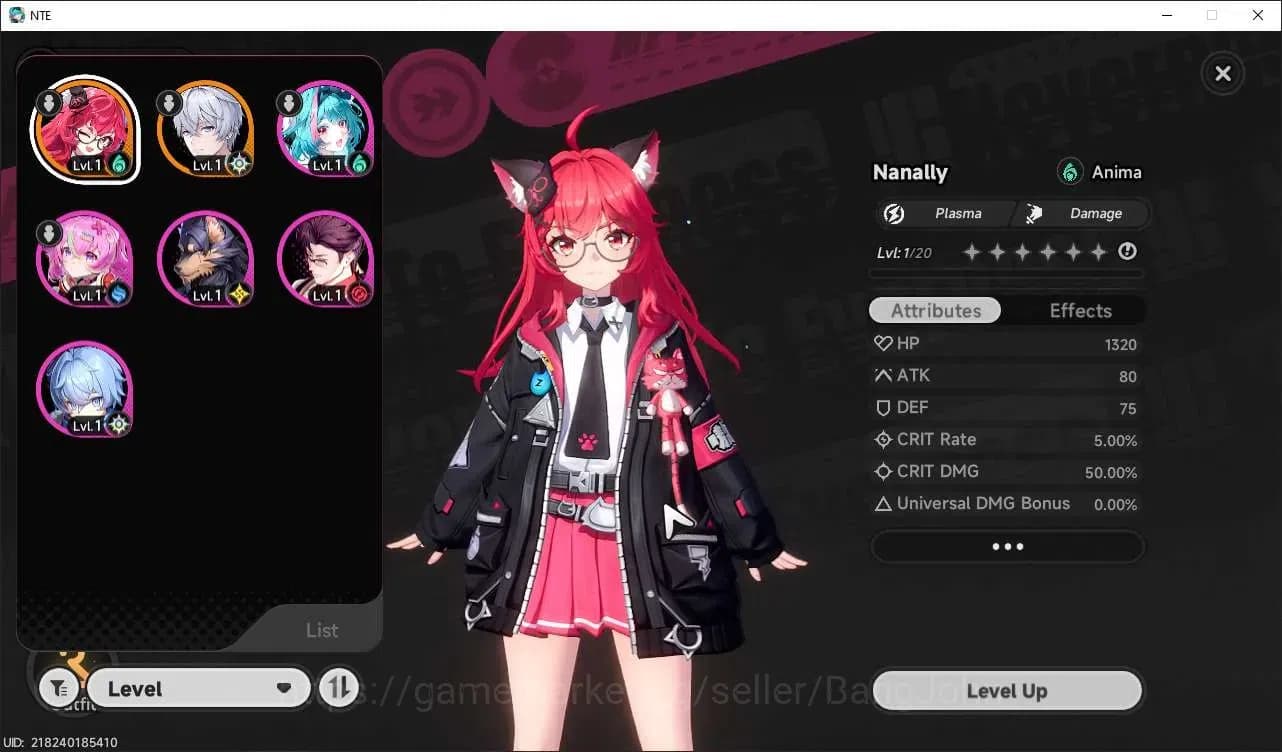 Neverness to Everness Accounts SEA | Starter Lv 3 | 1 SSR (Nanally)+ 5 SR + Glide image 10