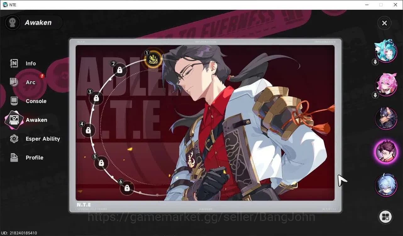 Neverness to Everness Accounts SEA | Starter Lv 3 | 1 SSR (Nanally)+ 5 SR + Glide image 5