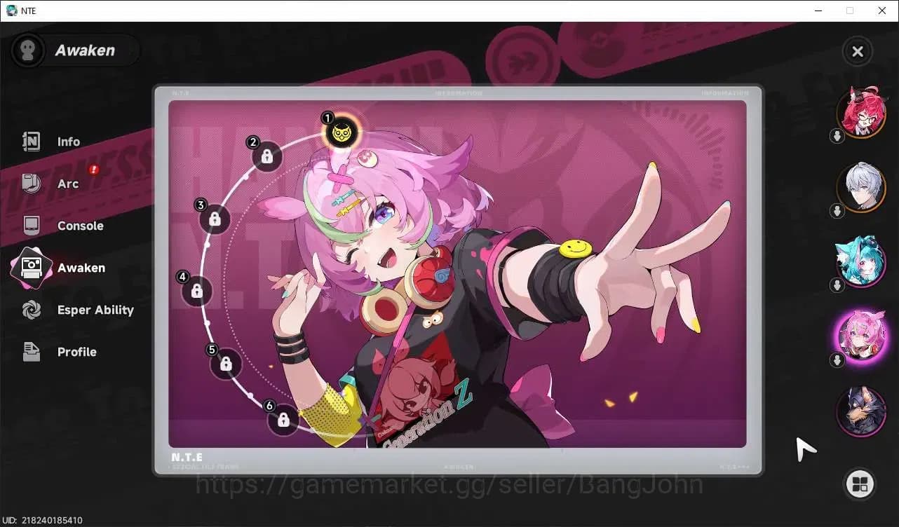Neverness to Everness Accounts SEA | Starter Lv 3 | 1 SSR (Nanally)+ 5 SR + Glide image 6