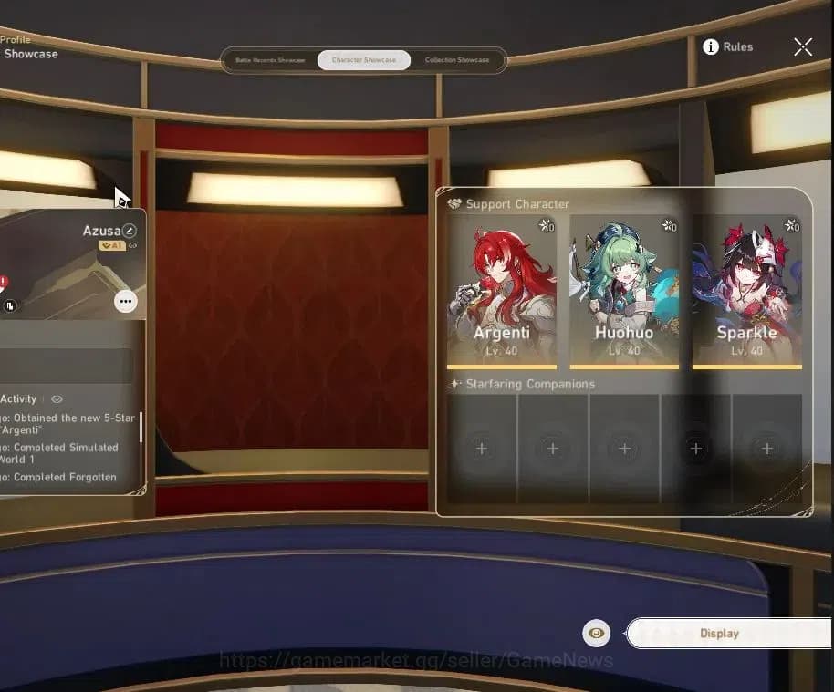 Honkai Star Rail Accounts Asia|TL 25|3 Limited| Sparkle, Huohuo ,Argenti |MC image 2
