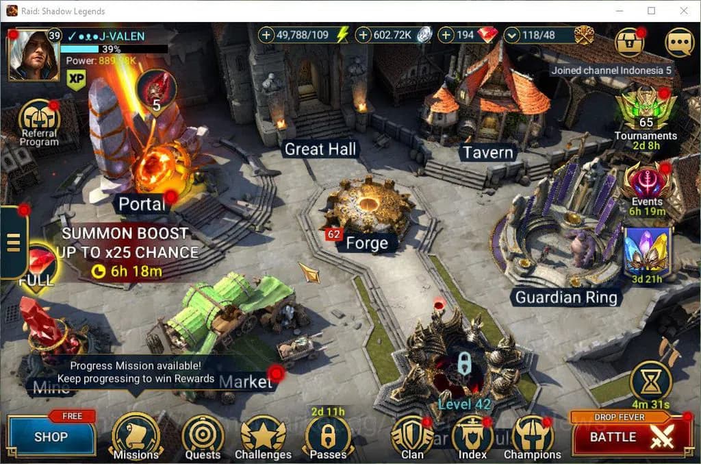 Raid: Shadow Legends Accounts Lv39 889K Power|19 Legend(Kenway,Ezio,Kassandra,Ni image 1