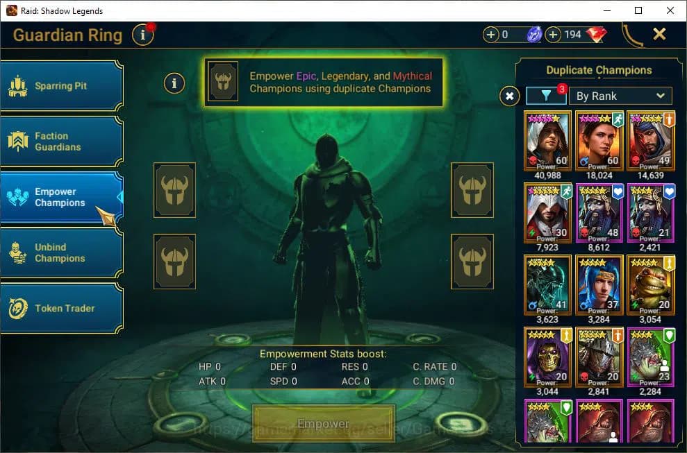 Raid: Shadow Legends Accounts Lv39 889K Power|19 Legend(Kenway,Ezio,Kassandra,Ni image 17