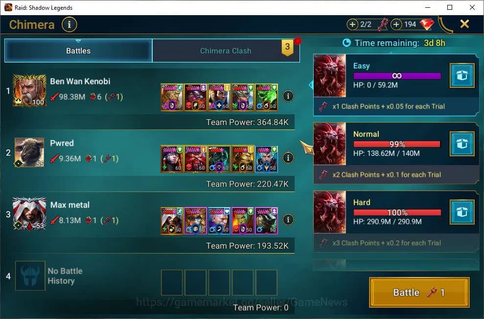 Raid: Shadow Legends Accounts Lv39 889K Power|19 Legend(Kenway,Ezio,Kassandra,Ni image 2