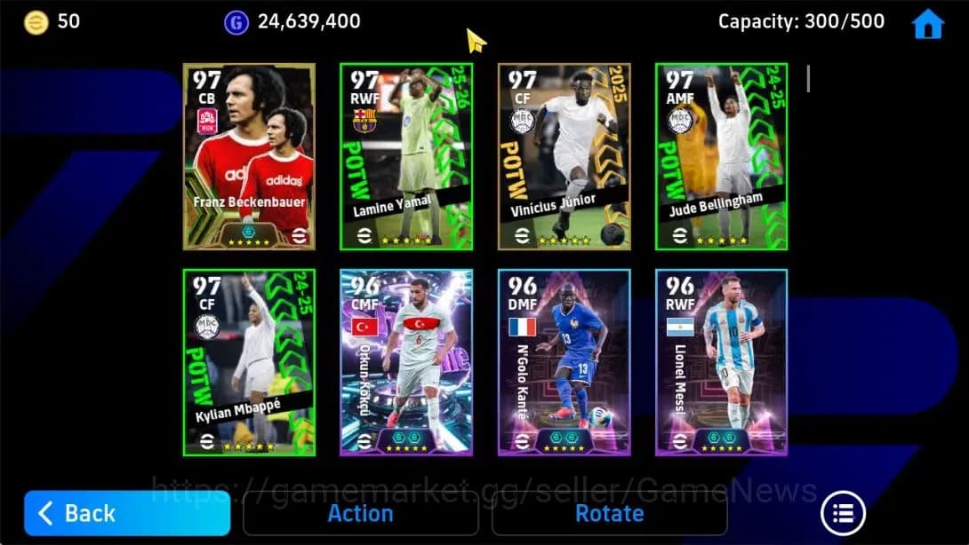 eFootball Accounts Android|2 Big Time(Raul,Roberto Carlos),Lionel Mes image 17