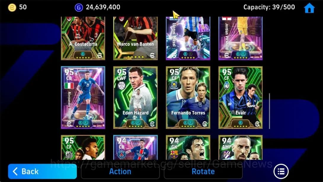 eFootball Accounts Android|2 Big Time(Raul,Roberto Carlos),Lionel Mes image 8