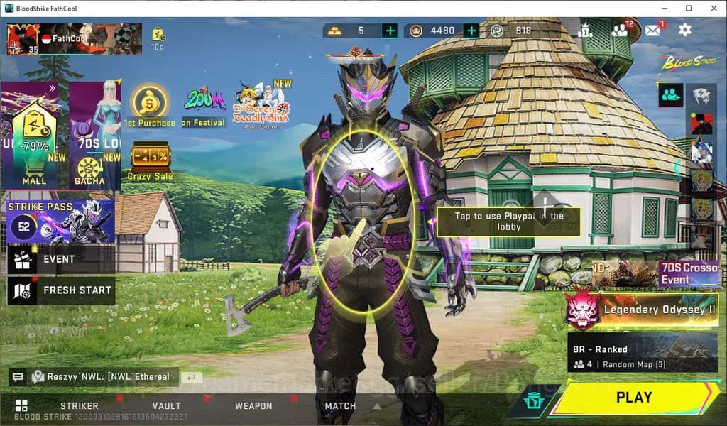 Blood Strike Accounts ASIA||ULTRA=M4A1,FAL|COLLAB=QBZ95|MORE DETAIL CEK image 1