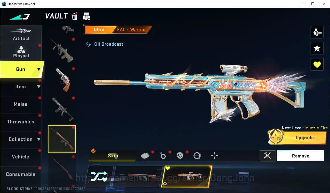 Blood Strike Accounts ASIA||ULTRA=M4A1,FAL|COLLAB=QBZ95|MORE DETAIL CEK image 6