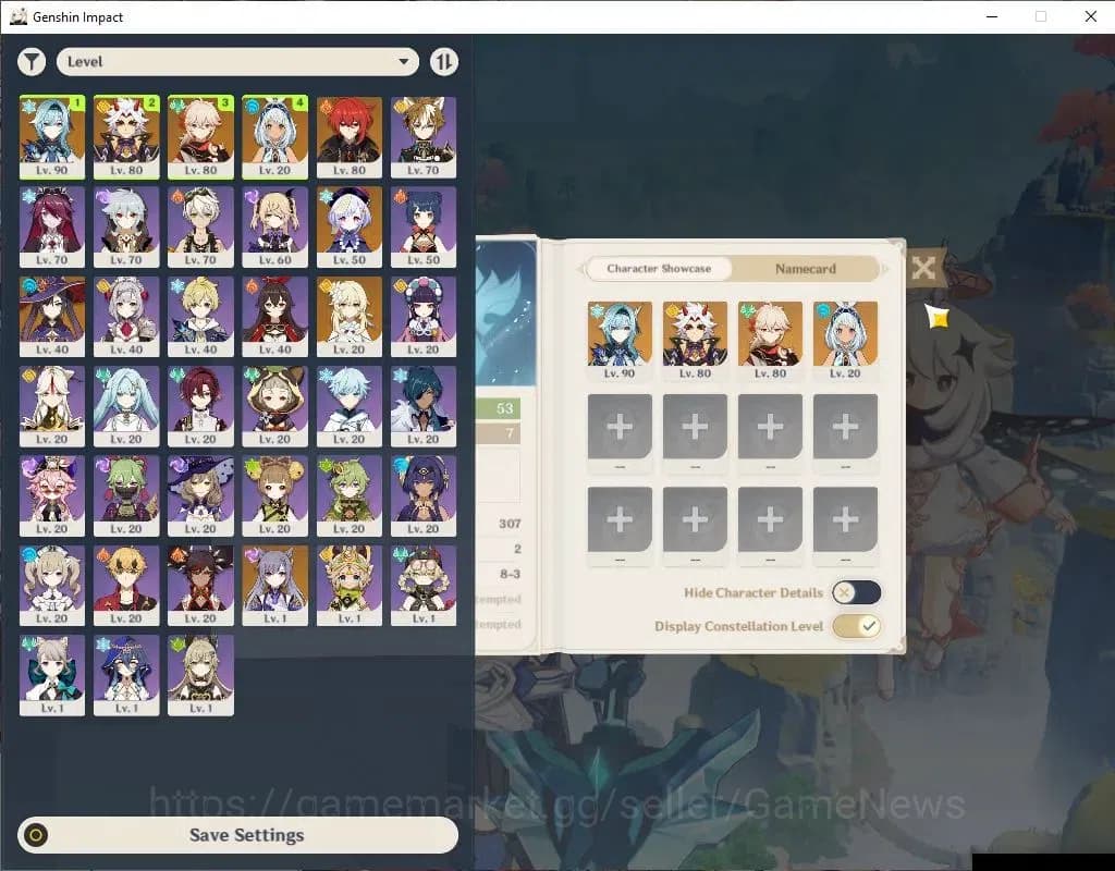 Genshin Impact Accounts ASIA|AR53|4Limited+1(*5Weapon)|Eula,Kazuha,Mualani image 1