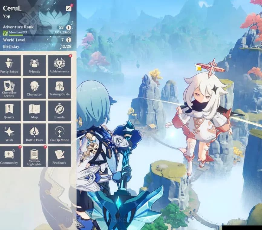 Genshin Impact Accounts ASIA|AR53|4Limited+1(*5Weapon)|Eula,Kazuha,Mualani image 2