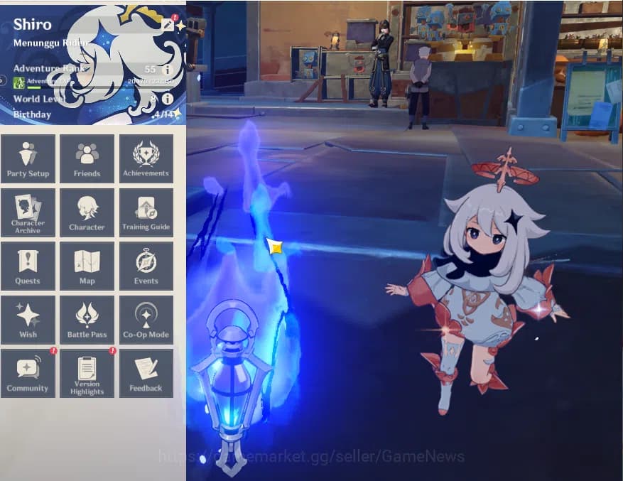 Genshin Impact Accounts ASIA|AR55|PreamTeam Flins|4Limited+34(*4Character) image 1