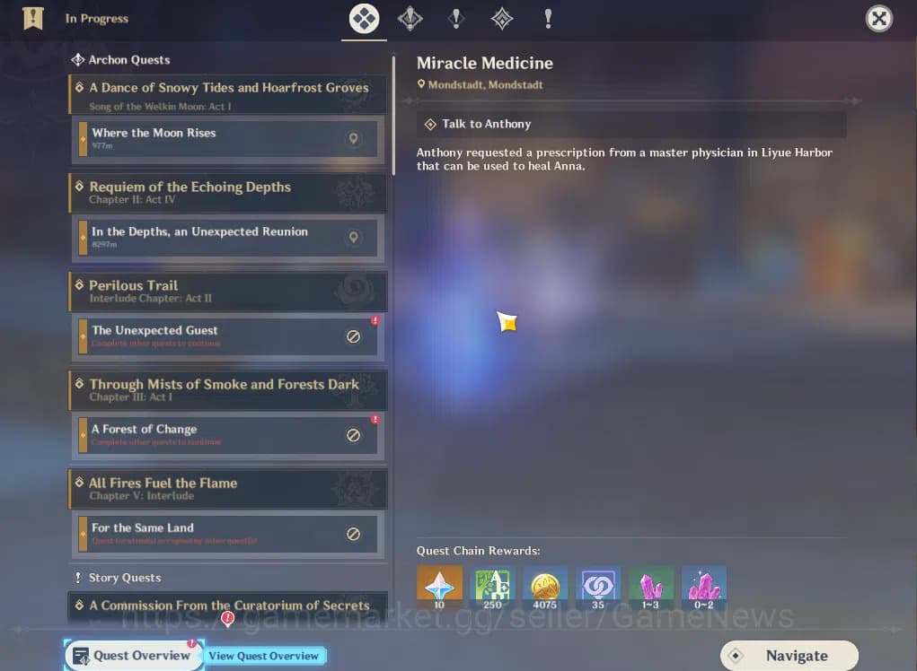 Genshin Impact Accounts ASIA|AR55|PreamTeam Flins|4Limited+34(*4Character) image 14