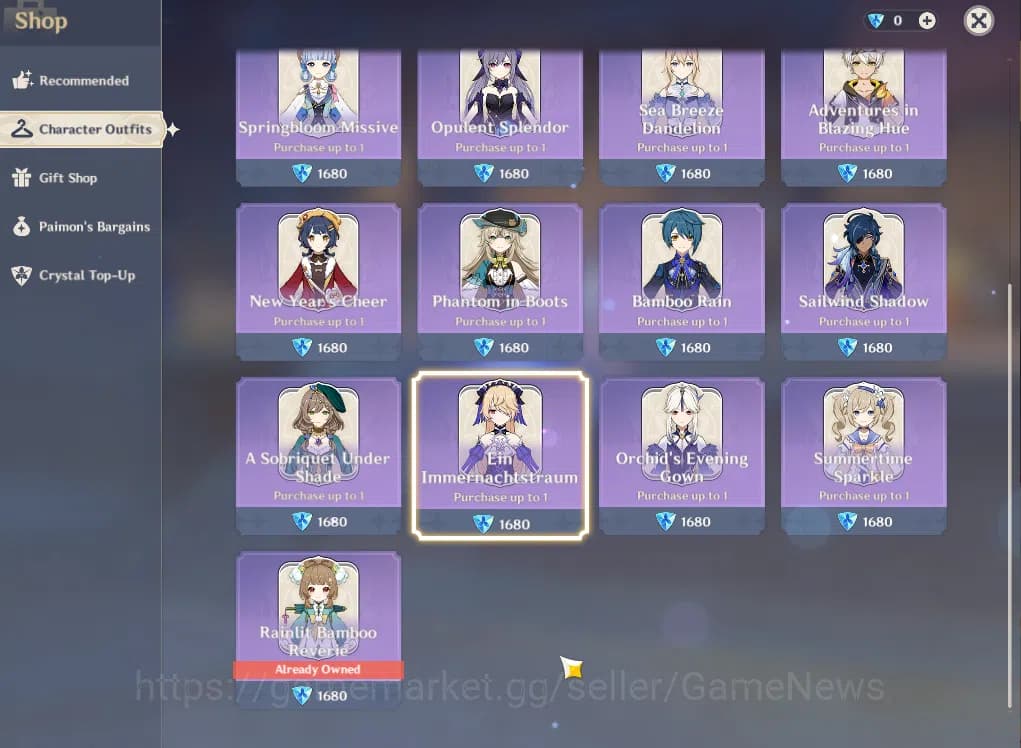 Genshin Impact Accounts ASIA|AR55|PreamTeam Flins|4Limited+34(*4Character) image 19