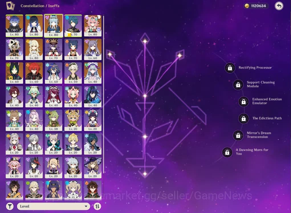 Genshin Impact Accounts ASIA|AR55|PreamTeam Flins|4Limited+34(*4Character) image 5