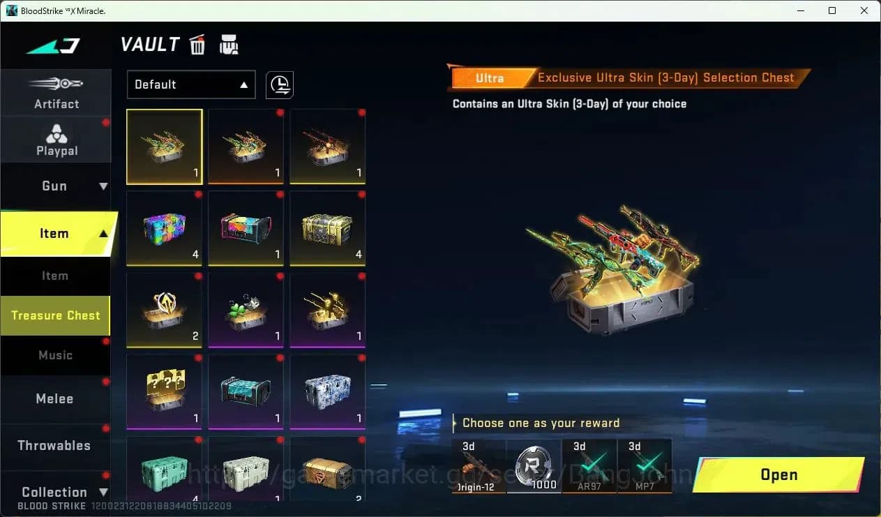 Blood Strike Accounts ASIA | Collab QBZ95-Coffin Of Eternal | Limited MP image 16