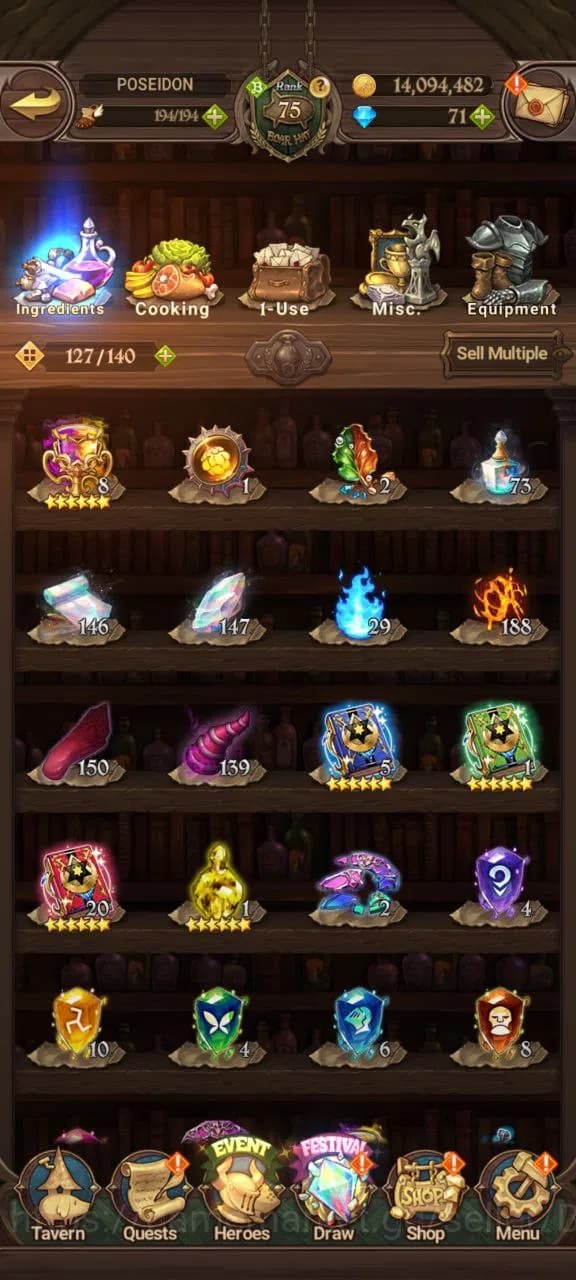 The Seven Deadly Sins: Grand Cross Accounts ASIA | 3.5M | 1 LR |Salos, ODK, Merlin Esca, Full image 7