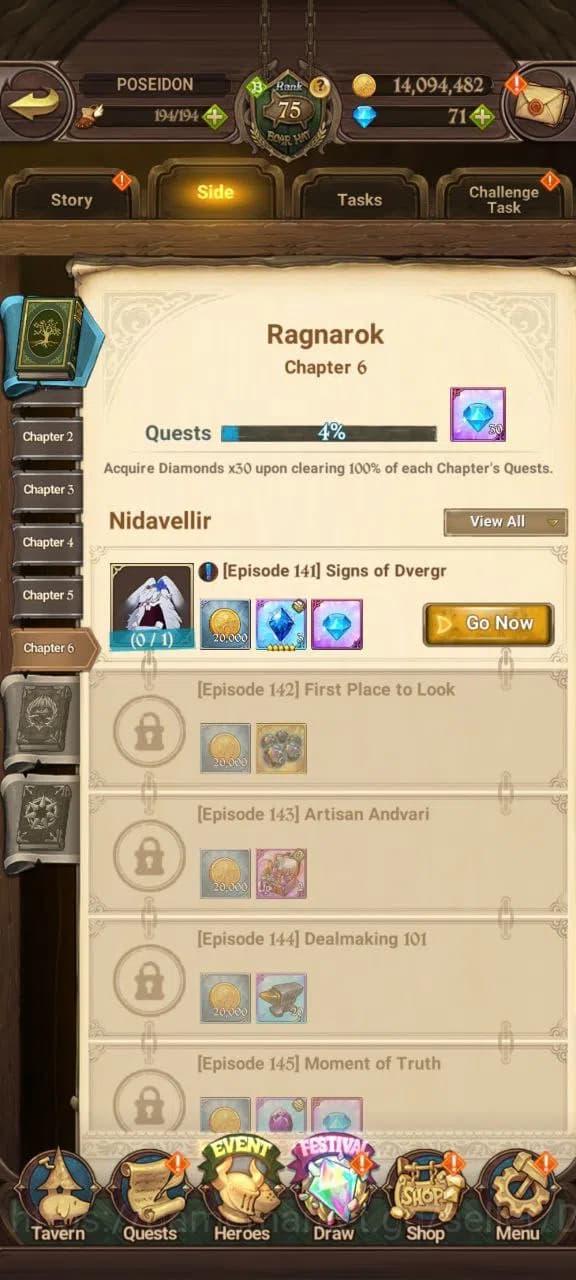 The Seven Deadly Sins: Grand Cross Accounts ASIA | 3.5M | 1 LR |Salos, ODK, Merlin Esca, Full image 8