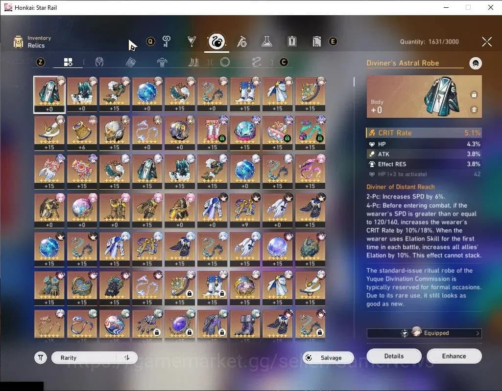 Honkai Star Rail Accounts Asia|TL 70|Anaxa Prem Team|13 Limited|[SW LV.999 E image 10