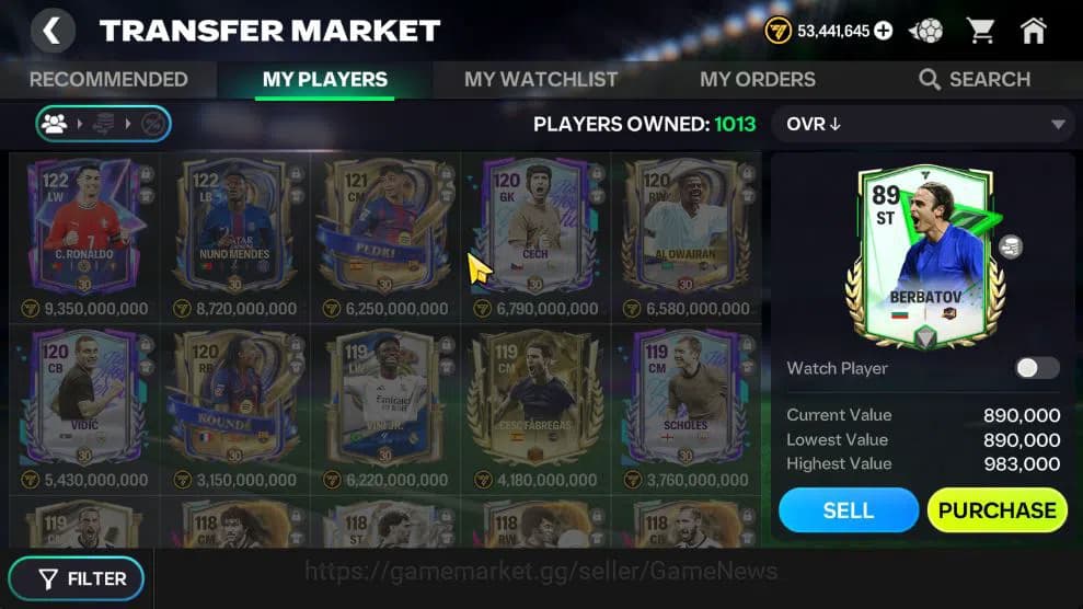 EA SPORTS FC Mobile Accounts OVR 120/86B Value|Starting11|14 Full EVO (C Ronald image 14