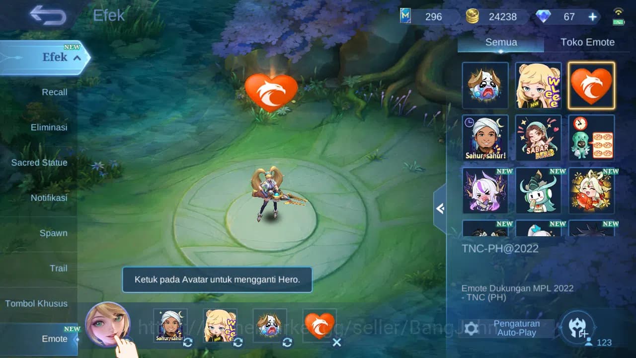 Mobile Legends: Bang Bang Accounts GLOBAL Hero 123 Skin 302 | JJK Yin | Aspir Vexana image 11