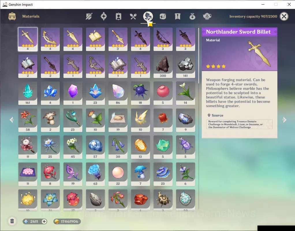 Genshin Impact Accounts ASIA|AR 59|8 Limited+13(*5WEP)|(WandererC1,Arlecch image 9