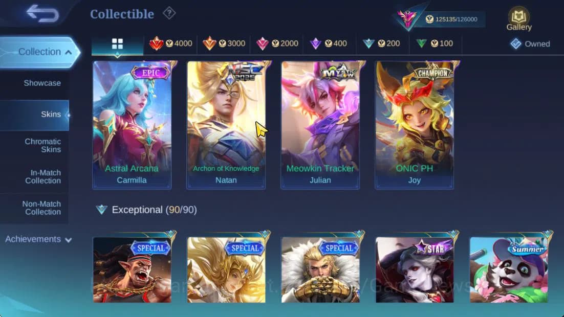 Mobile Legends: Bang Bang Accounts Hero 132|Skin 401|High Immo 327+Good WR|Legend Val image 15
