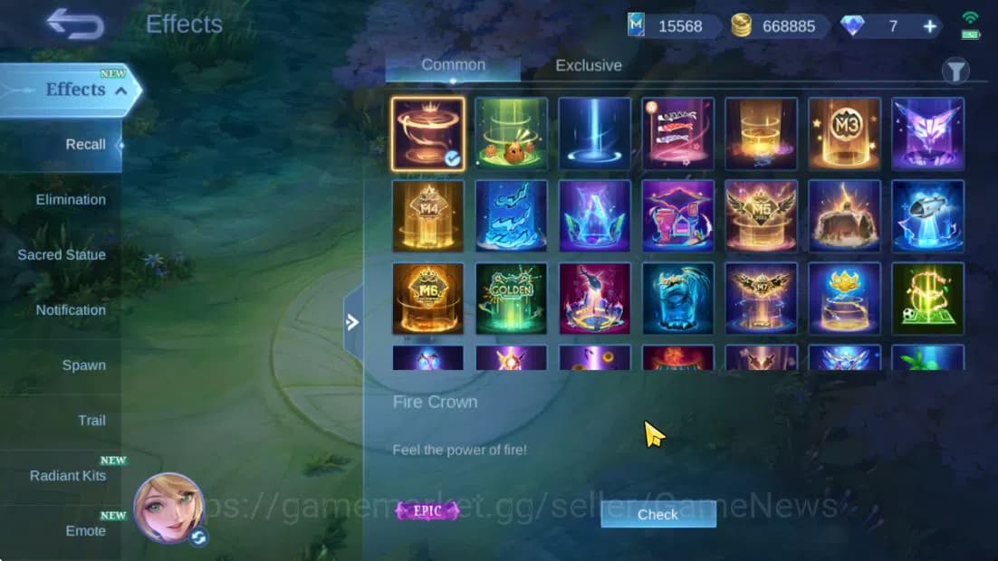 Mobile Legends: Bang Bang Accounts Hero 132|Skin 401|High Immo 327+Good WR|Legend Val image 17