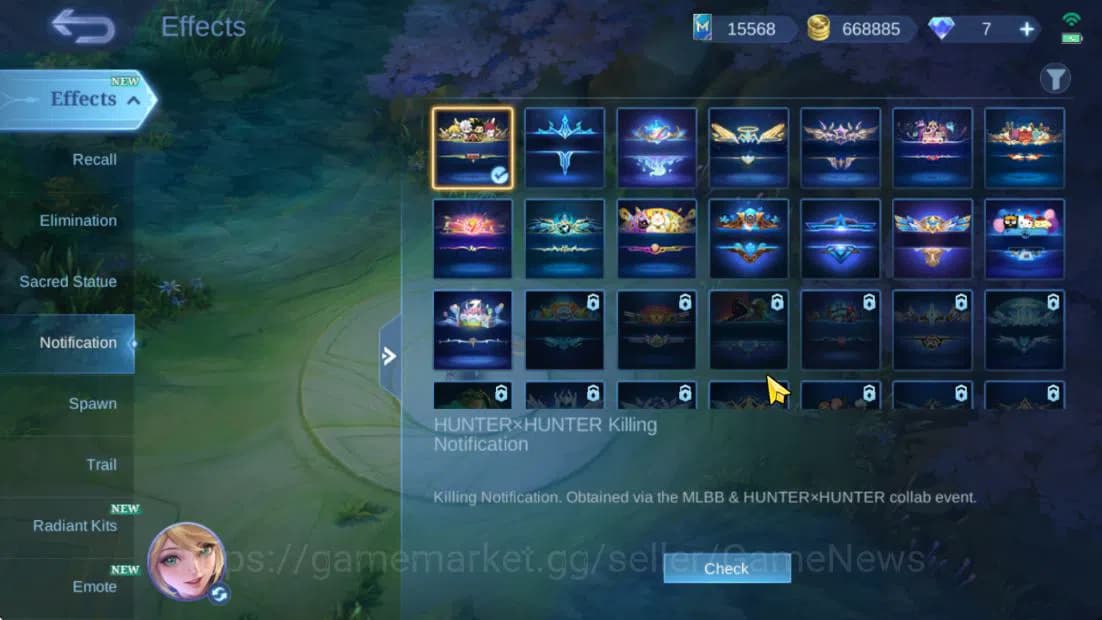 Mobile Legends: Bang Bang Accounts Hero 132|Skin 401|High Immo 327+Good WR|Legend Val image 19