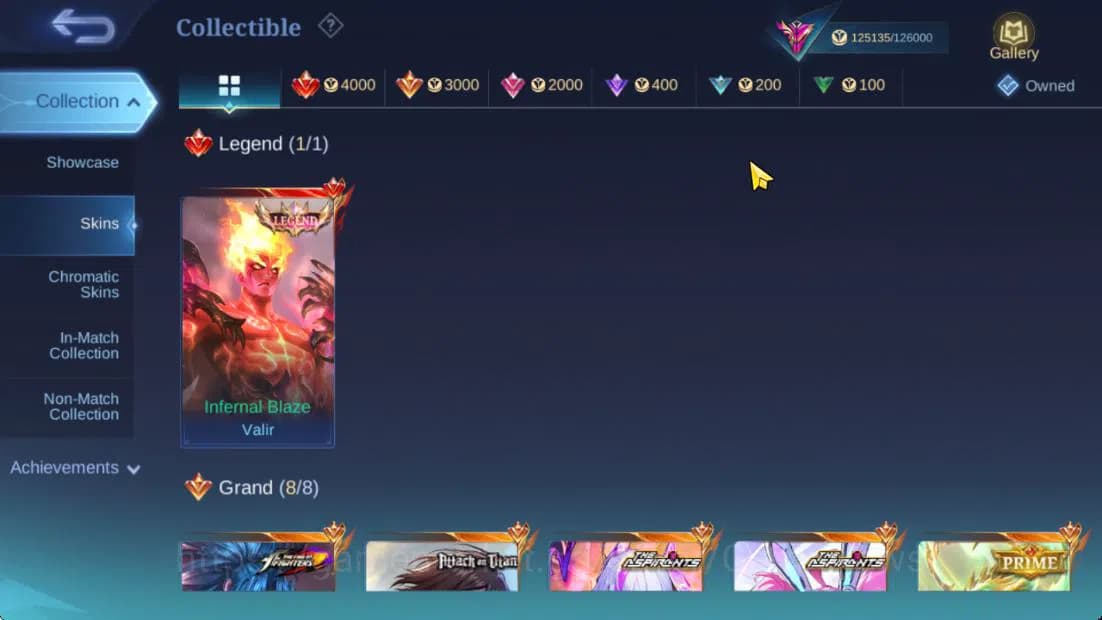 Mobile Legends: Bang Bang Accounts Hero 132|Skin 401|High Immo 327+Good WR|Legend Val image 6