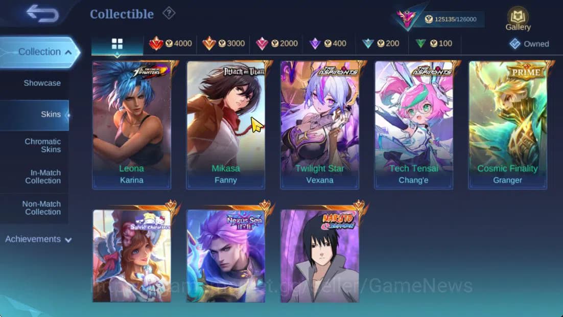 Mobile Legends: Bang Bang Accounts Hero 132|Skin 401|High Immo 327+Good WR|Legend Val image 7