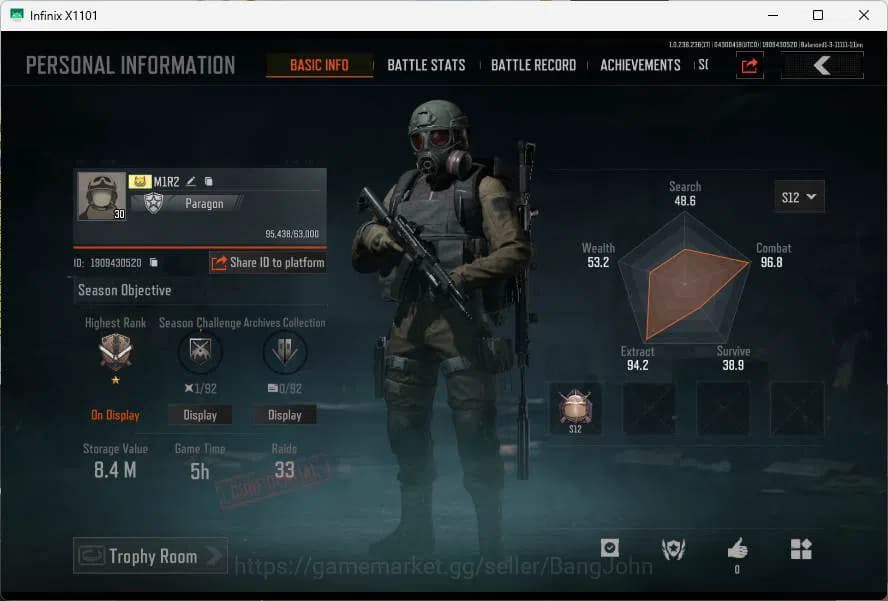 Arena Breakout Accounts Mobile|LVL 30|SV 8,4 M|CV 5,4 M|C AKS 74 U, AK 12| image 10