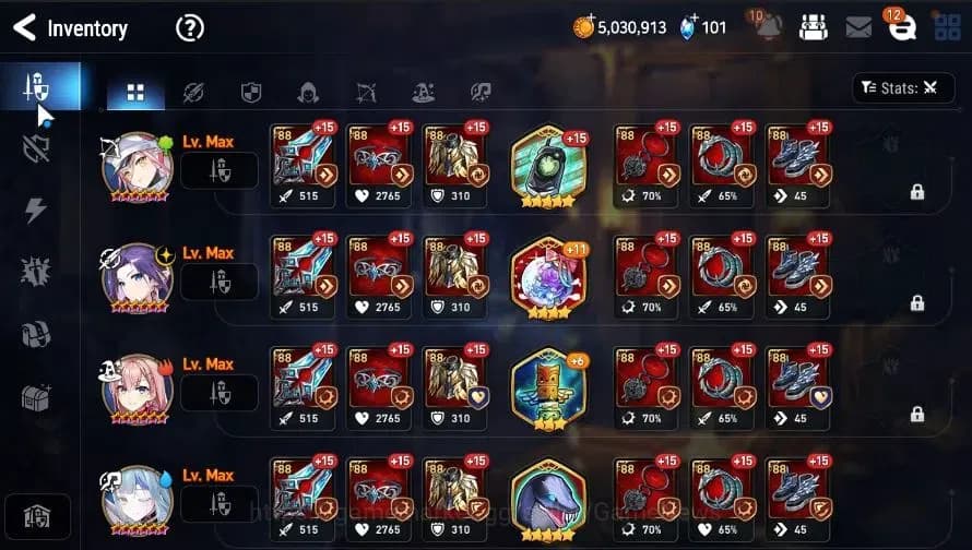 Epic Seven Accounts GLOBAL|UnVerif|6 ML(NM Luna,Harsetti,Straze,NC Lan image 16