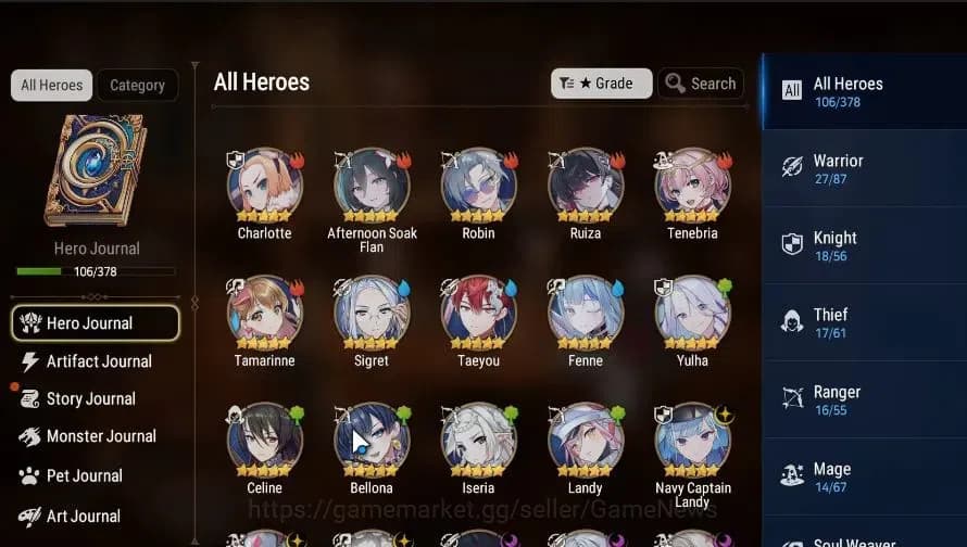 Epic Seven Accounts GLOBAL|UnVerif|6 ML(NM Luna,Harsetti,Straze,NC Lan image 5