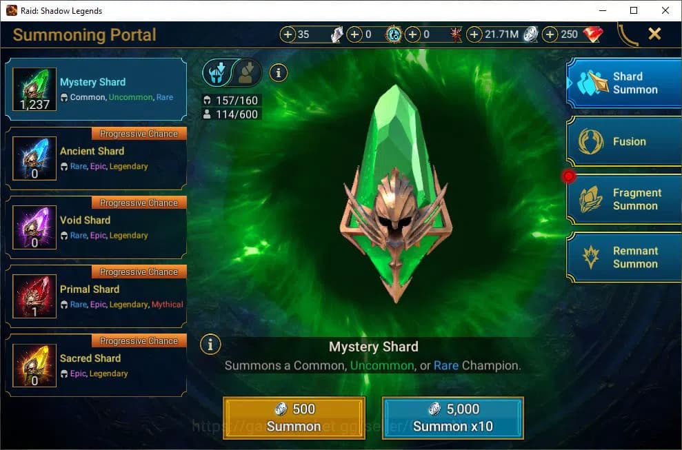 Raid: Shadow Legends Accounts Lv30 529K Power|1 Mythic(Galathir)|25 Legend(Thor, image 10