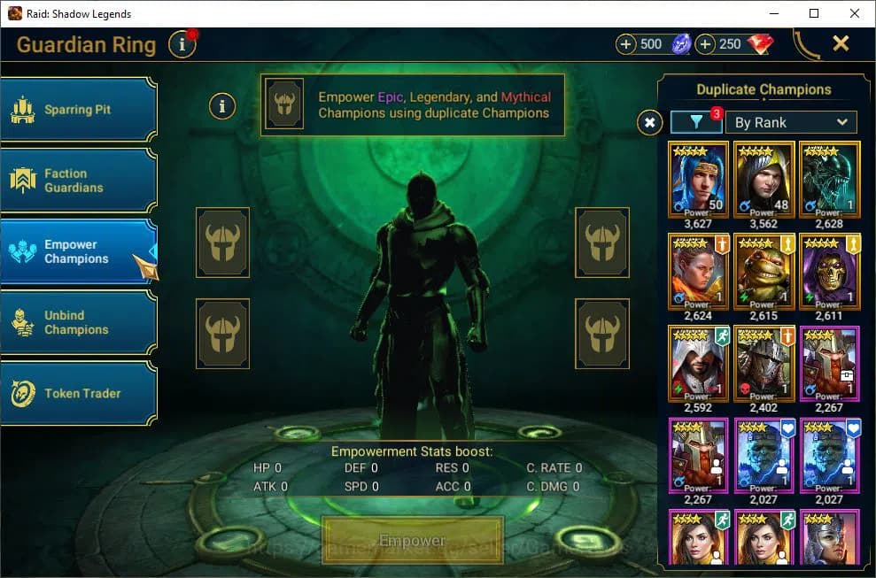 Raid: Shadow Legends Accounts Lv30 529K Power|1 Mythic(Galathir)|25 Legend(Thor, image 17