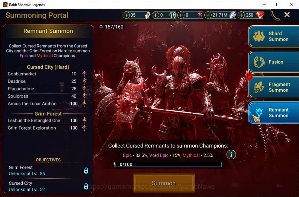 Raid: Shadow Legends Accounts Lv30 529K Power|1 Mythic(Galathir)|25 Legend(Thor, image 7