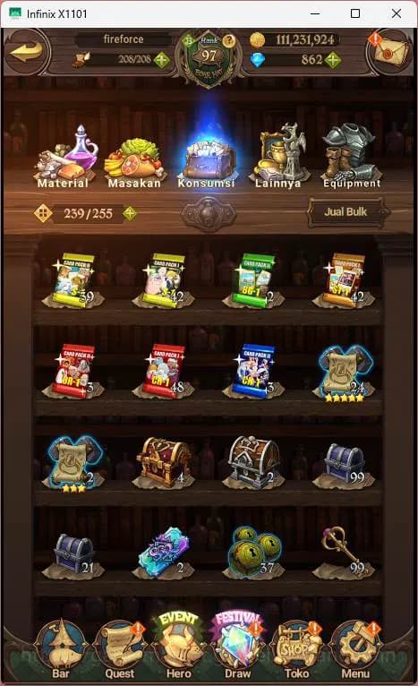 The Seven Deadly Sins: Grand Cross Accounts ASIA| 3.07M CC | 1LR Ekizabeth| UR Salos, Merlin&E image 5