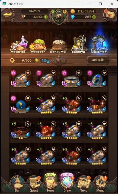 The Seven Deadly Sins: Grand Cross Accounts ASIA| 3.07M CC | 1LR Ekizabeth| UR Salos, Merlin&E image 7