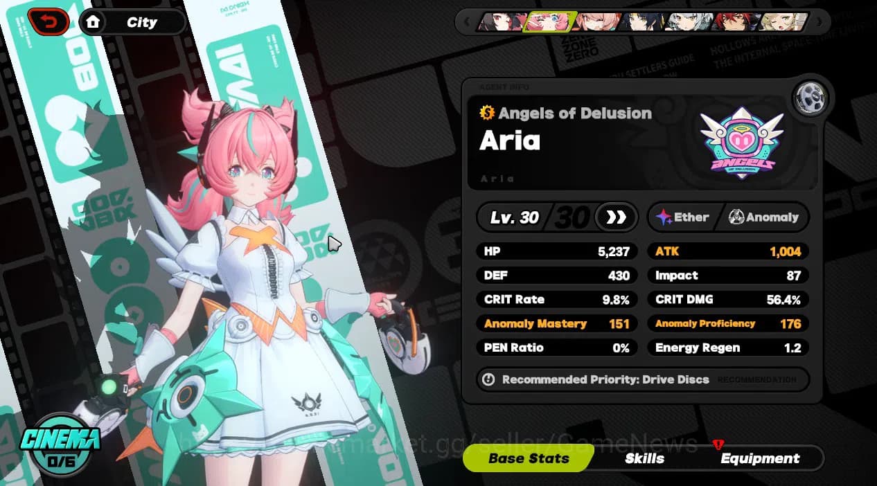 Zenless Zone Zero Accounts ASIA IK 35|S1 CH4|4 Limited 2 Member AOD[(Aria,Nan image 10