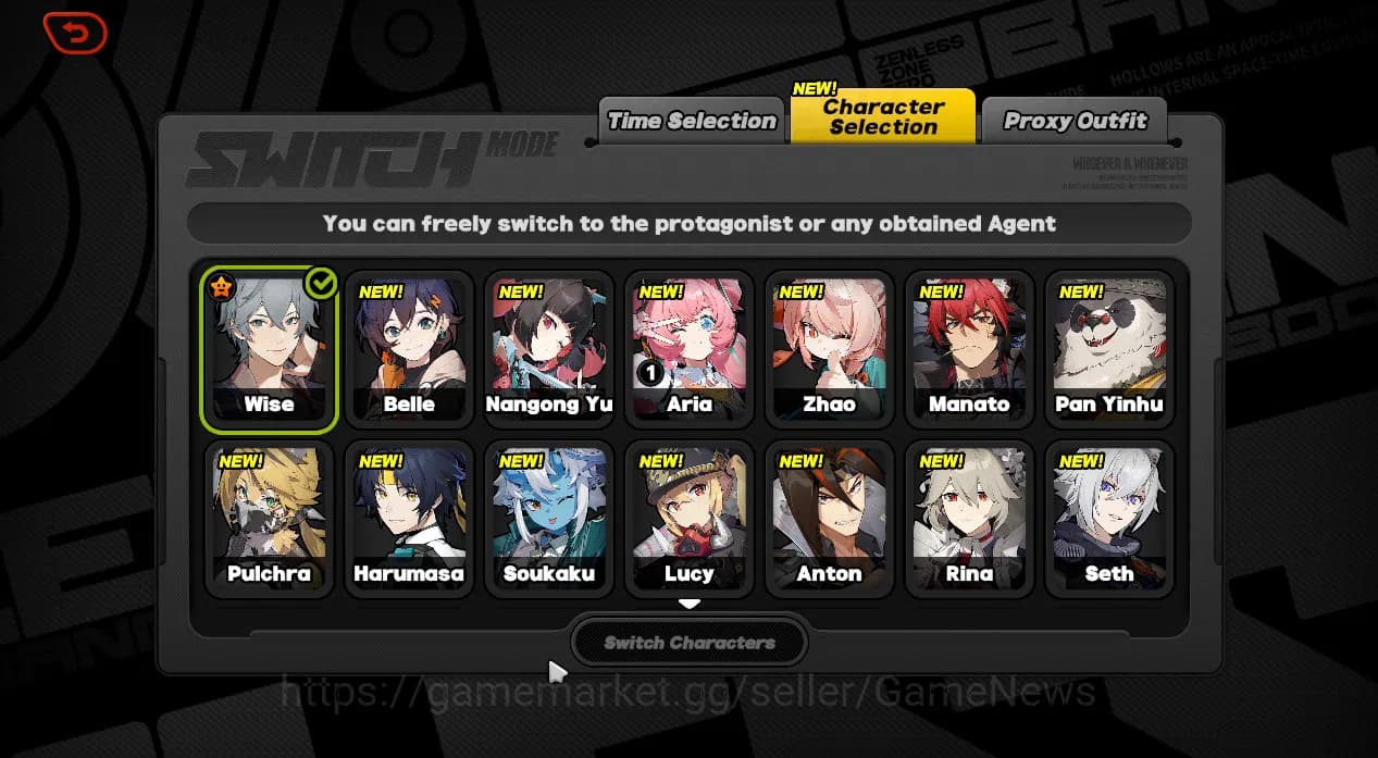 Zenless Zone Zero Accounts ASIA IK 35|S1 CH4|4 Limited 2 Member AOD[(Aria,Nan image 4